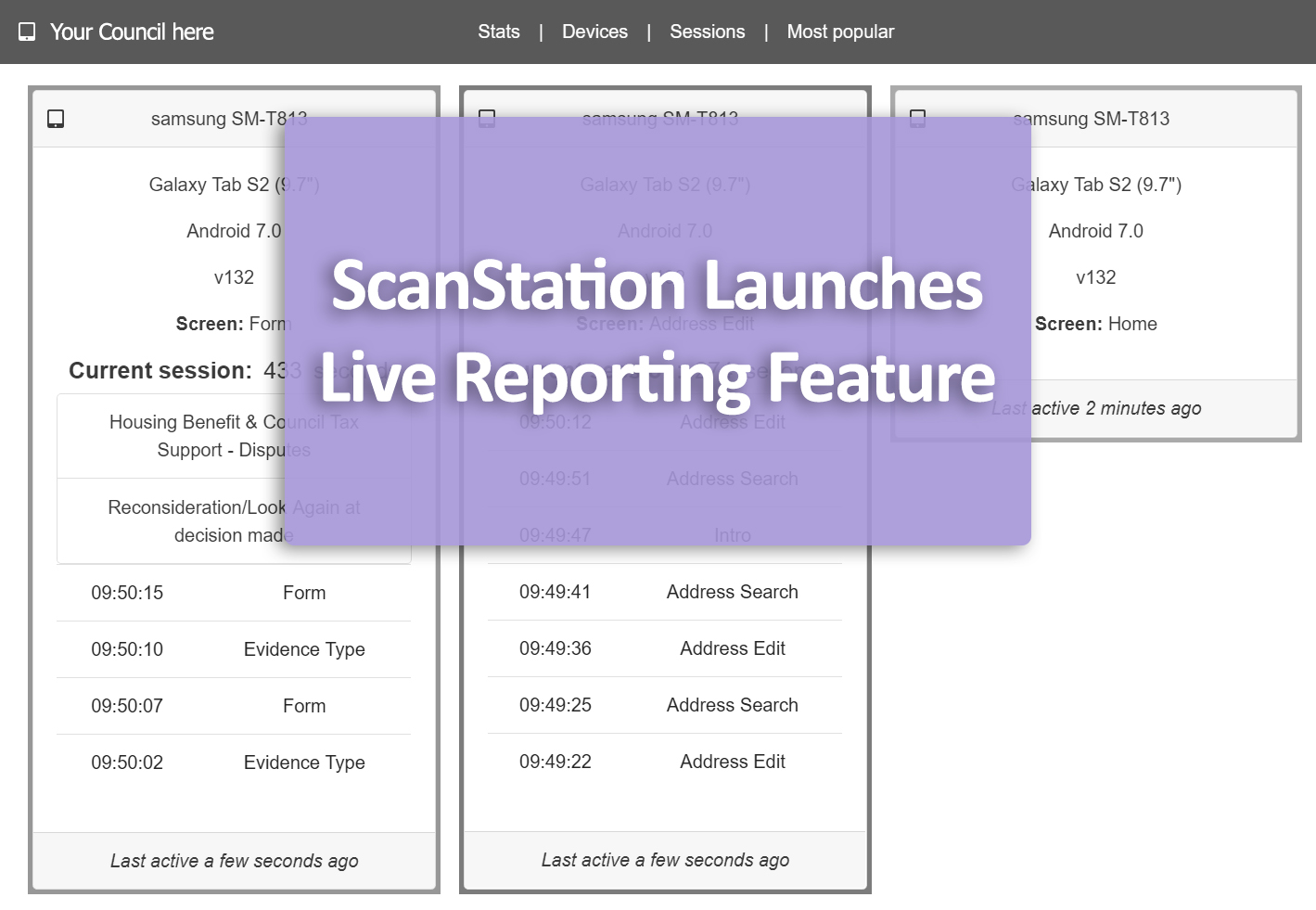 ScanStation Launches Live Reporting Feature